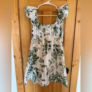 Abercrombie Women's
Ruched Flutter Sleeve Mini Dress